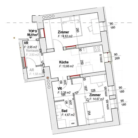 Апартаменти Living Eggenberg 9 Грац
